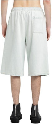 MM6 Maison Margiela Seluar Pendek Denim Biru Muda Santai dengan Pinggang Elastik SH0MU0006S30460-992 Lookbook MM6 Maison Margiela Seluar Pendek Denim Biru Muda Santai dengan Pinggang Elastik SH0MU0006S30460-992