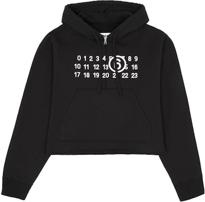 MM6 Maison Margiela 字母印花連帽上衣 男女同款 黑色 S52GU0204S25387900 Buy MM6 Maison Margiela 字母印花連帽上衣 男女同款 黑色 S52GU0204S25387900