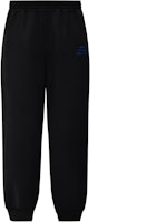 MM6 Maison Margiela Black Side-Slit Straight-Leg Letter Print Pants Unisex SS24 S62KB0209M25003-900 MM6 Maison Margiela Black Side-Slit Straight-Leg Letter Print Pants Unisex SS24 S62KB0209M25003-900