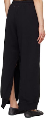 MM6 Maison Margiela Seluar Cetak Huruf Unisex Hitam Belahan Sisi SS24. S62KB0209M25003-900 Shop MM6 Maison Margiela Seluar Cetak Huruf Unisex Hitam Belahan Sisi SS24. S62KB0209M25003-900