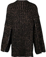 MM6 Maison Margiela Chunky Knit Crewneck Pullover Sweater Black S62GP0076S18078-02F MM6 Maison Margiela Chunky Knit Crewneck Pullover Sweater Black S62GP0076S18078-02F