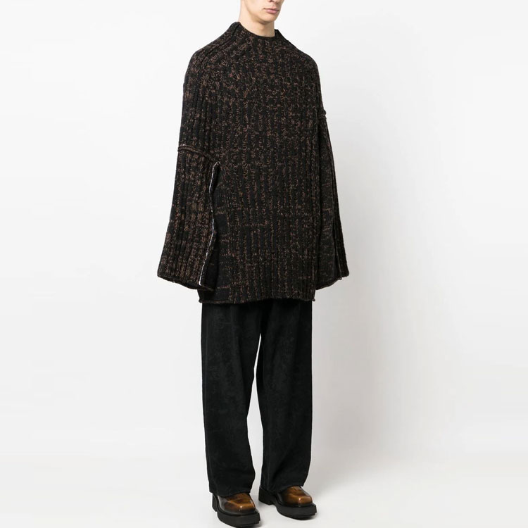 Purchase MM6 Maison Margiela 厚針織圓領毛衣 黑色 S62GP0076S18078-02F