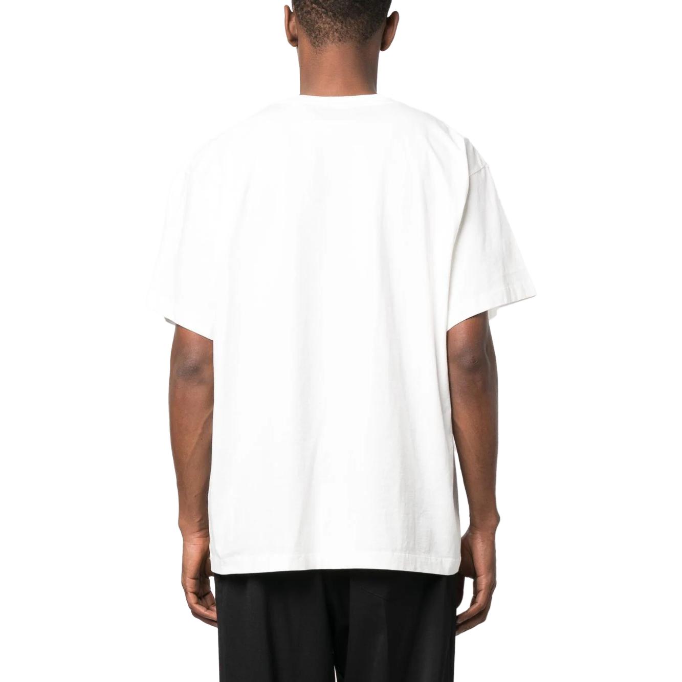 Shop MM6 Maison Margiela Crewneck Plain White Short Sleeve T-Shirt Men’s S52GC0300S24311101