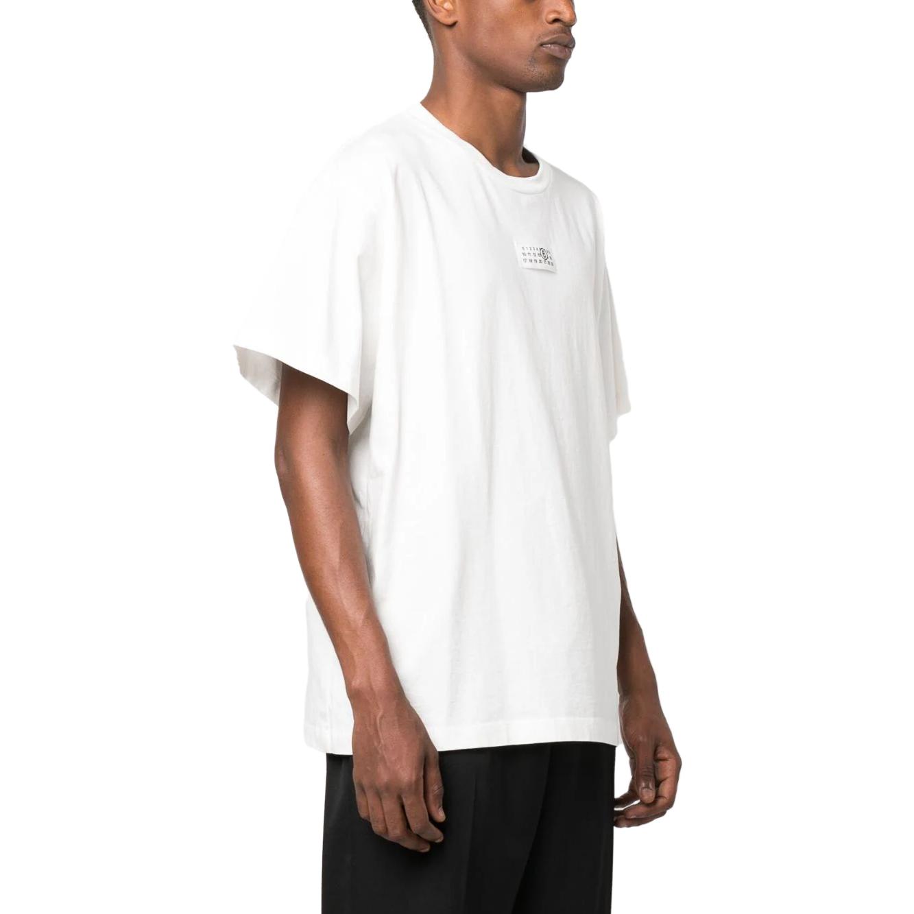 Purchase MM6 Maison Margiela Crewneck Plain White Short Sleeve T-Shirt Men’s S52GC0300S24311101