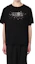 Shop MM6 메종 마르지엘라 디스트로이드 로고 프린트 블랙 티셔츠 SS23 컬렉션. S62GD0156S23588-900