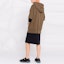 Shop MM6 Maison Margiela FW21 Brown Layered Hoodie Long-Sleeve Dress. S52CT0656S25337962