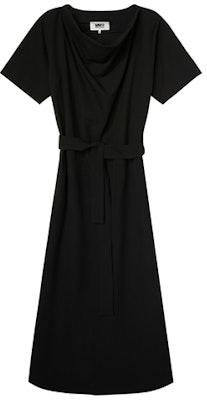 MM6 Maison Margiela FW21 Long Short-Sleeve A-Line Dress Black. S52CT0634S53961900 Buy MM6 Maison Margiela FW21 Long Short-Sleeve A-Line Dress Black. S52CT0634S53961900