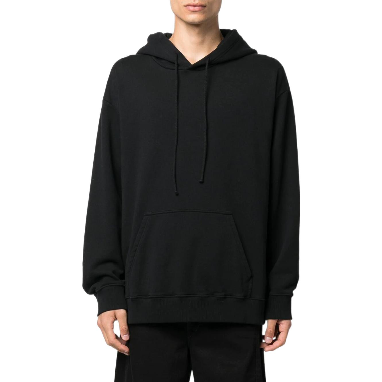 Lookbook MM6 마르지엘라 FW22 패턴 프린트 풀오버 후드티 유니섹스 블랙 S62GU0081S25537900