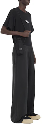 MM6 메종 마르지엘라 FW24 하이웨이스트 와이드 레그 밴딩 팬츠 블랙 SH0KA0024M25004-899 Purchase MM6 메종 마르지엘라 FW24 하이웨이스트 와이드 레그 밴딩 팬츠 블랙 SH0KA0024M25004-899