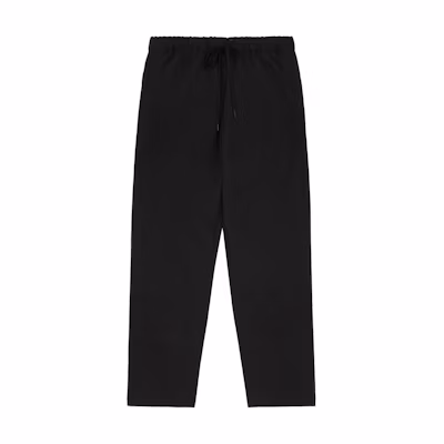 MM6 Maison Margiela FW24 Black Relaxed Fit Elastic Waist Casual Pants Men. SH0KA0023M35153-900
