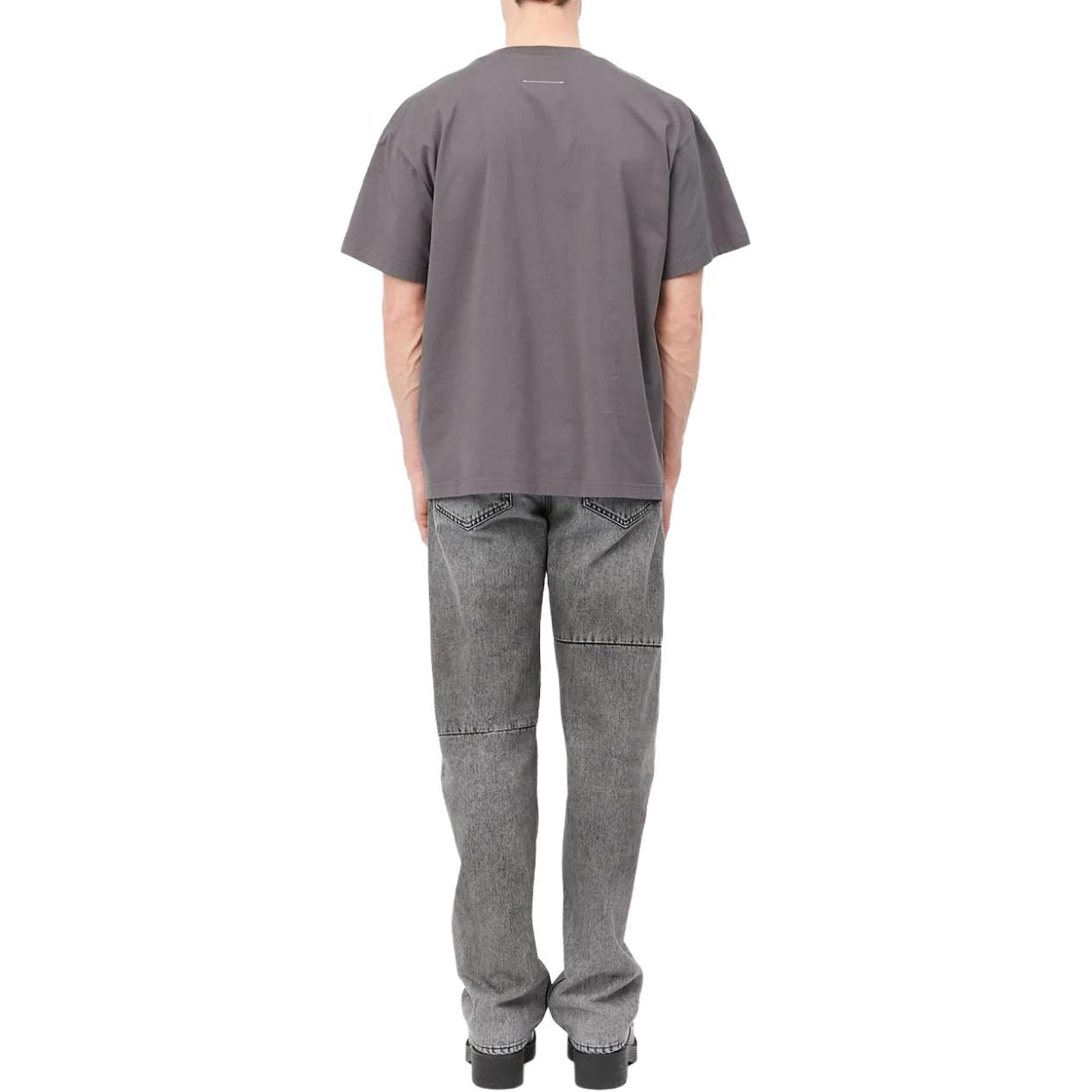 MM6 Maison Margiela FW24 Graphic Print Two-Tone  T-Shirt Gray Short Sleeve SH0GC0026S24311-GRAY 圖 4