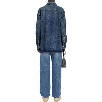 MM6 Maison Margiela FW24 男士轻薄牛仔衬衫 蓝色 SH0DT0015S30460-993 Shop MM6 Maison Margiela FW24 男士轻薄牛仔衬衫 蓝色 SH0DT0015S30460-993