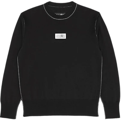 MM6 Maison Margiela FW24 Minimalist Numeric Logo Pullover Sweater Black Men’s. SH0HL0017M13037-900 Buy MM6 Maison Margiela FW24 Minimalist Numeric Logo Pullover Sweater Black Men’s. SH0HL0017M13037-900