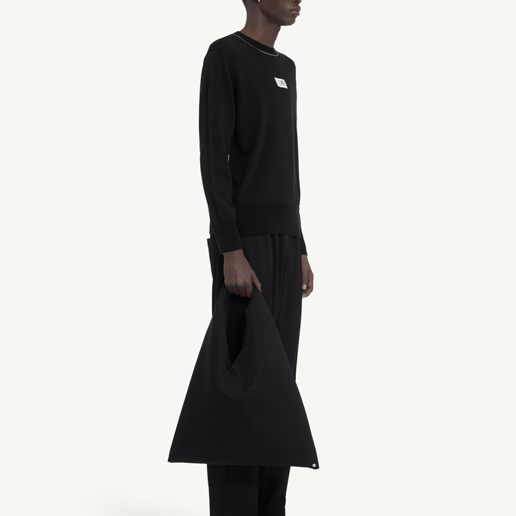 MM6 Maison Margiela FW24 Minimalist Numeric Logo Pullover Sweater Black Men’s. SH0HL0017M13037-900 圖 5