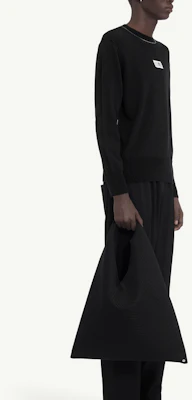 MM6 Maison Margiela FW24 Minimalist Numeric Logo Pullover Sweater Black Men’s. SH0HL0017M13037-900 Purchase MM6 Maison Margiela FW24 Minimalist Numeric Logo Pullover Sweater Black Men’s. SH0HL0017M13037-900