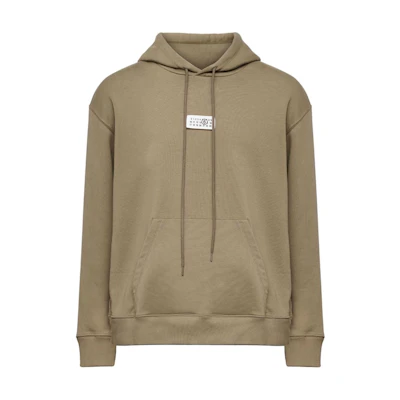 MM6 Maison Margiela FW24 Numeric Logo Hoodie Men’s Taupe Brown SH0GU0018S25606-GRAY BROWN