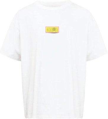 MM6 Maison Margiela FW24数字图案补丁宽松版圆领T恤 白色 SH2GC0012S23588-WHITE Buy MM6 Maison Margiela FW24数字图案补丁宽松版圆领T恤 白色 SH2GC0012S23588-WHITE