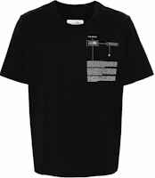 MM6 Maison Margiela FW24 Numeric Print Black Crewneck Short Sleeve Tee Men. SH0GC0030S24312-BLACK MM6 Maison Margiela FW24 Numeric Print Black Crewneck Short Sleeve Tee Men. SH0GC0030S24312-BLACK