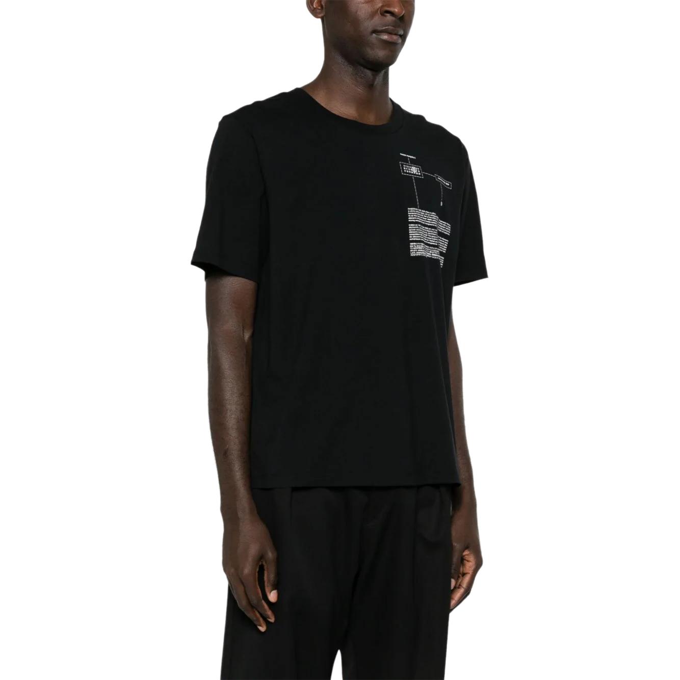 MM6 Maison Margiela FW24 Numeric Print Black Crewneck Short Sleeve Tee Men. SH0GC0030S24312-BLACK 圖 5