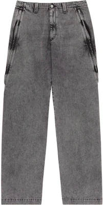 MM6 메종 마르지엘라 FW24 화이트 스티치 스트레이트 루즈 블랙 진 남성용. SH0KA0031M35149-900 Buy MM6 메종 마르지엘라 FW24 화이트 스티치 스트레이트 루즈 블랙 진 남성용. SH0KA0031M35149-900