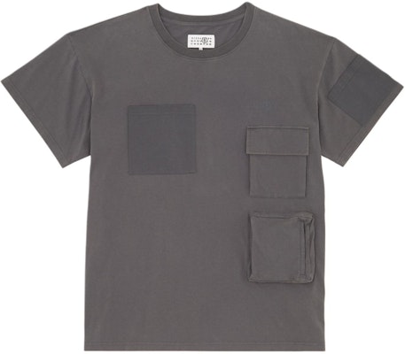 MM6 メゾン マルジェラ グレー クルーネック ポケット付き Tシャツ カジュアル SH0GC0022S24311860 Buy MM6 メゾン マルジェラ グレー クルーネック ポケット付き Tシャツ カジュアル SH0GC0022S24311860