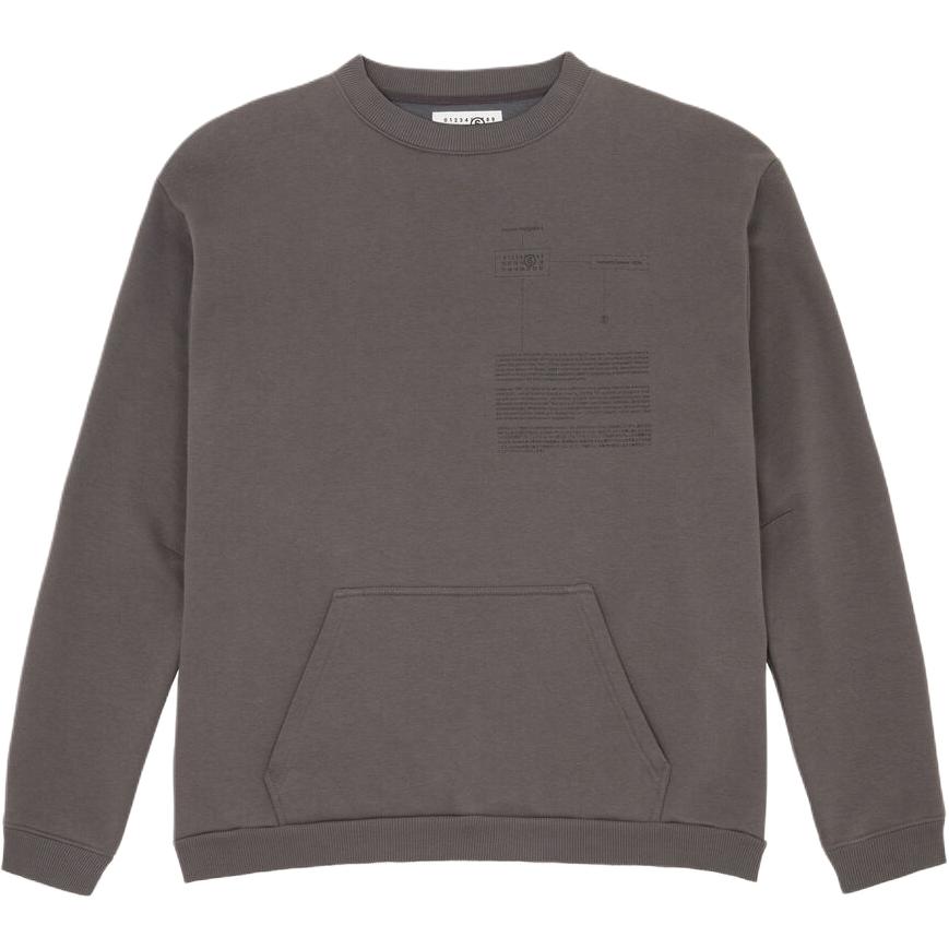 MM6 Maison Margiela Grey Numeric Crewneck Sweater  FW24. SH0GU0015S25624860