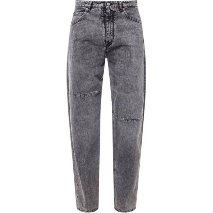 MM6 Maison Margiela High-Waisted Slim Fit Zipper Jeans Men’s Black SH0LA0012M35149-900