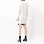 Shop MM6 Maison Margiela Layered Cardigan Brooch Long Sleeve Dress White FW21 S52CT0622S17771003F