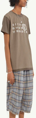 MM6 Maison Margiela Number Graphic Patchwork Unisex T-Shirt Taupe Gray. SH0GC0001STJ391962 Purchase MM6 Maison Margiela Number Graphic Patchwork Unisex T-Shirt Taupe Gray. SH0GC0001STJ391962