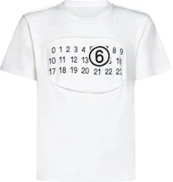MM6 Maison Margiela Number Print Crewneck Short-Sleeve T-Shirt Men’s White S62GD0165S23588101 MM6 Maison Margiela Number Print Crewneck Short-Sleeve T-Shirt Men’s White S62GD0165S23588101