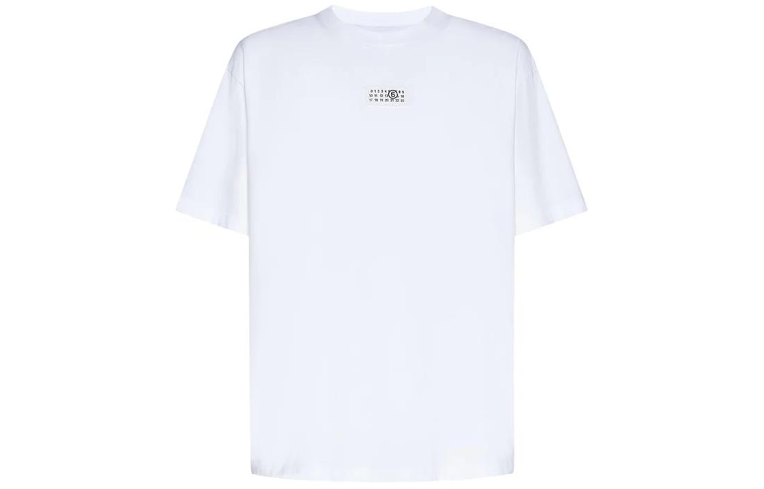 MM6 Maison Margiela Oversized Letter Print Tee Unisex White. SH0GC0017S24312100 圖 2