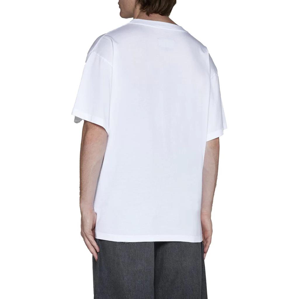 MM6 Maison Margiela Oversized Letter Print Tee Unisex White. SH0GC0017S24312100 圖 5