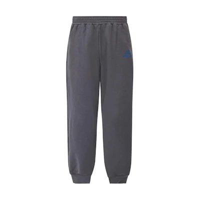 MM6 Maison Margiela Slogan Print Knit Straight-Leg Pants Unisex in Gray. S62KB0209M25003-855