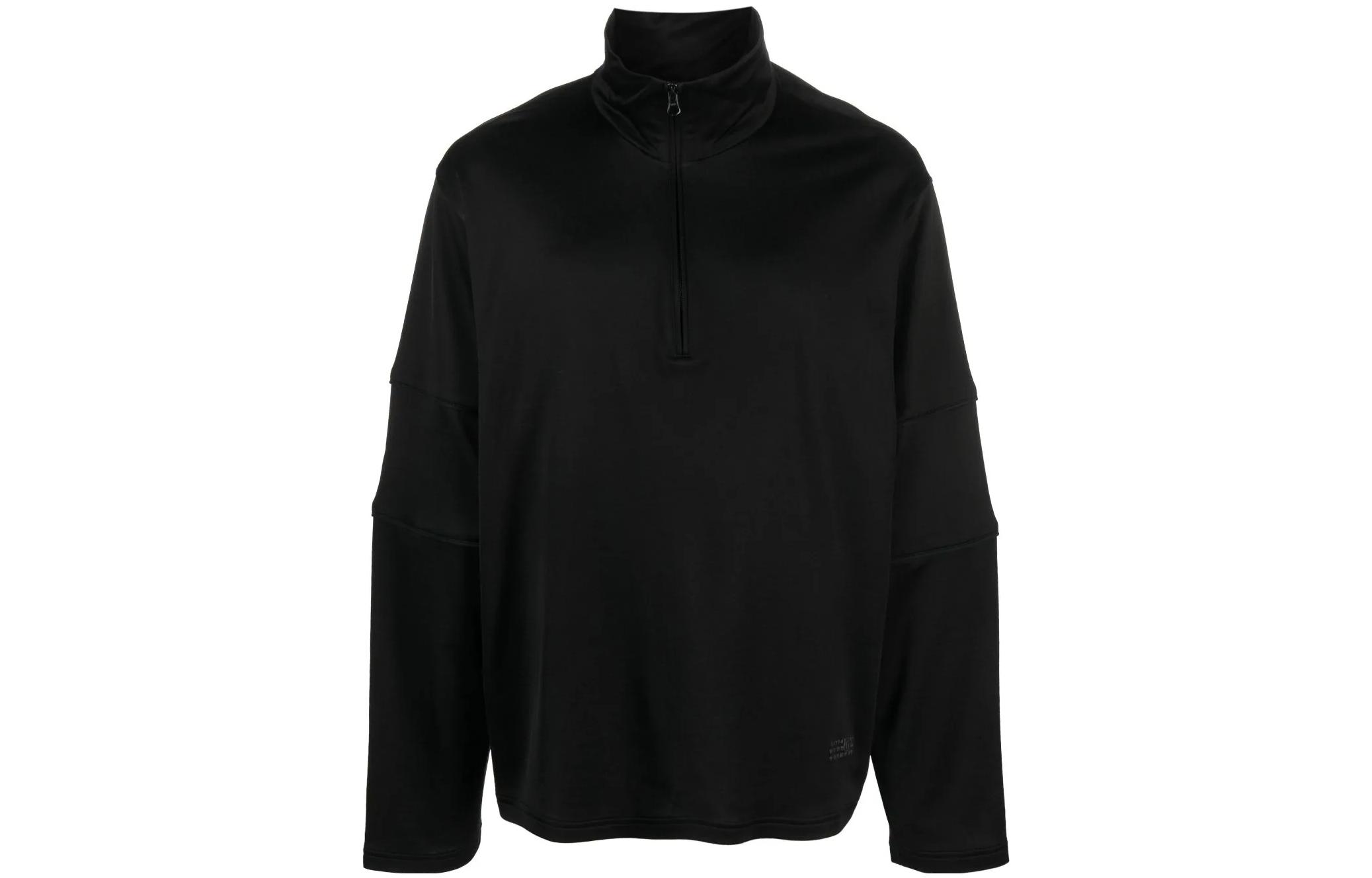 Order Camiseta de Manga Larga Negra con Cuello Alto MM6 Maison Margiela S52GU0206S23008