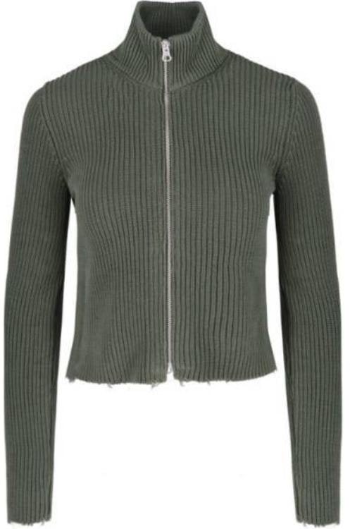 mm-6-maison-margiela-solid-green-zip-up-mock-neck-sweater-s52-am-0309-m13039702