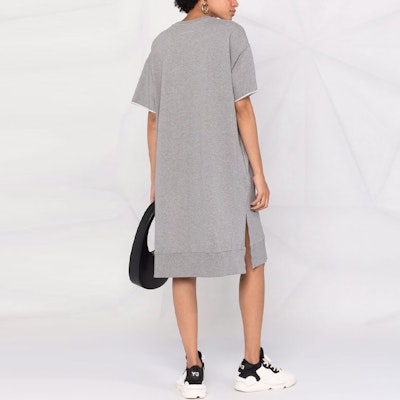 MM6 Maison Margiela SS21 Grey Solid A-Line Short Sleeve Dress S52CT0650S25337858M Shop MM6 Maison Margiela SS21 Grey Solid A-Line Short Sleeve Dress S52CT0650S25337858M