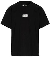 MM6 Maison Margiela SS23 Black Graphic Print Short-Sleeve T-Shirt. S52GC0275S24312900 MM6 Maison Margiela SS23 Black Graphic Print Short-Sleeve T-Shirt. S52GC0275S24312900
