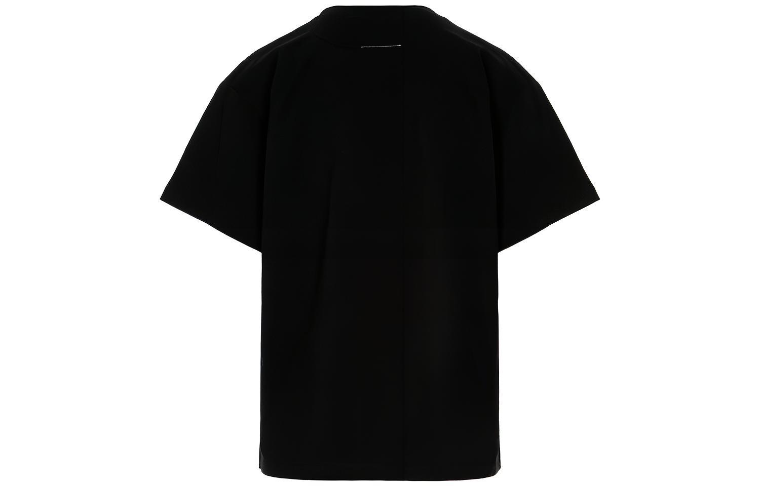 Lookbook MM6 Maison Margiela SS23 黑色圖案印花短袖T恤 S52GC0275S24312900