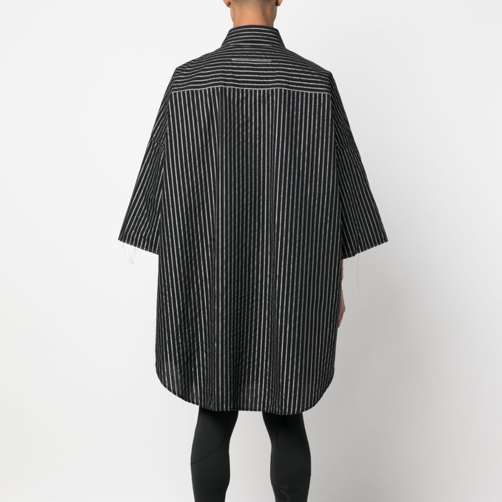 Shop MM6 メゾン マルジェラ SS23 ブラック 無地 カジュアル 長袖シャツ S62DL0086S78012002F