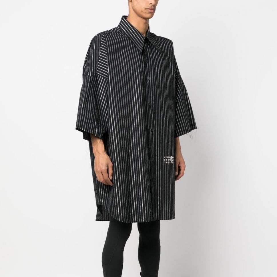 Purchase MM6 メゾン マルジェラ SS23 ブラック 無地 カジュアル 長袖シャツ S62DL0086S78012002F