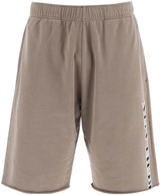 MM6 Maison Margiela SS23 Brown Letter Print Knit Sweat Shorts. S52MU0093S25337-816 Buy MM6 Maison Margiela SS23 Brown Letter Print Knit Sweat Shorts. S52MU0093S25337-816