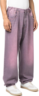 MM6 메종 마르지엘라 SS23 와이드 레그 진 라이트 핑크. S62LB0106S30863-252 Purchase MM6 메종 마르지엘라 SS23 와이드 레그 진 라이트 핑크. S62LB0106S30863-252