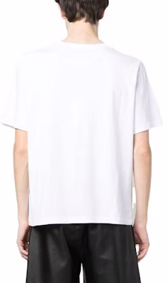 MM6 메종 마르지엘라 SS23 로고 프린트 반팔 티셔츠 화이트 남성용 S62GD0156S23588-100 Shop MM6 메종 마르지엘라 SS23 로고 프린트 반팔 티셔츠 화이트 남성용 S62GD0156S23588-100