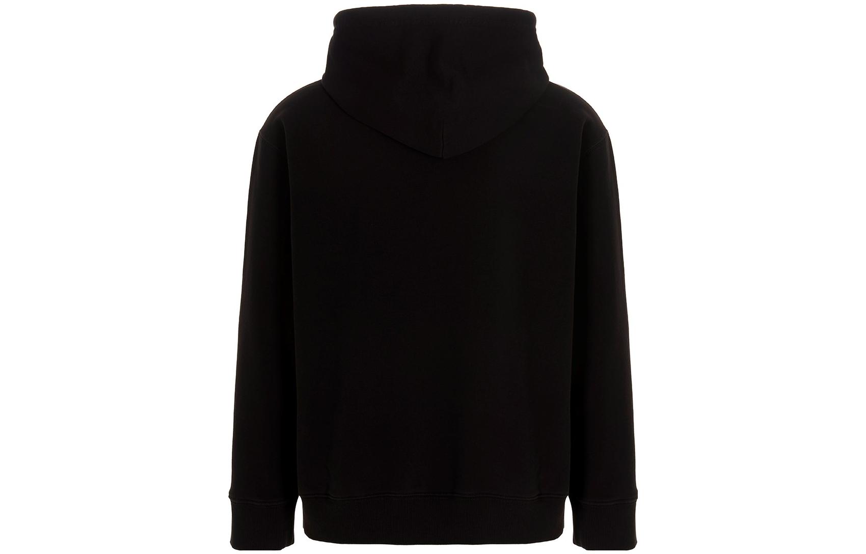 Lookbook MM6 Maison Margiela SS23 數字印花黑色長袖連帽衫. S62GU0112S25454-900