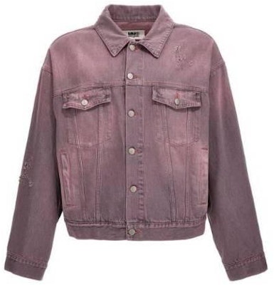 MM6 Maison Margiela SS23 復古洗舊紫紅色丹寧外套 男款 S62AN0098S30863-252 Shop MM6 Maison Margiela SS23 復古洗舊紫紅色丹寧外套 男款 S62AN0098S30863-252