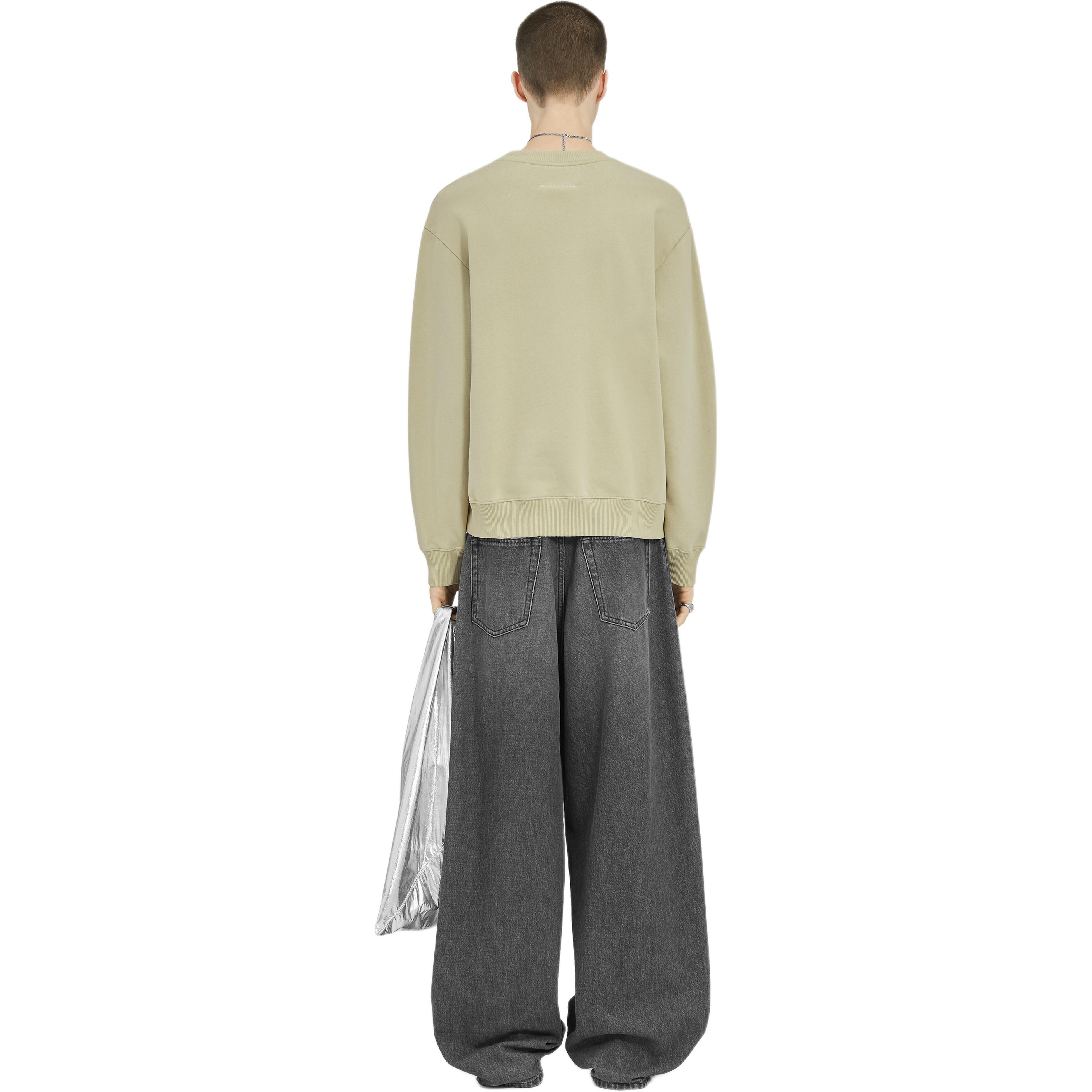 Purchase MM6 Maison Margiela SS24 Cetakan Logo Digital Sweater Hijau Hutan Uniseks. SH0GU0007S25537724