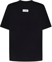 MM6 Maison Margiela SS24 Minimalist Logo Oversized Cotton T-Shirt Black Tee SH0GC0017S24312900 MM6 Maison Margiela SS24 Minimalist Logo Oversized Cotton T-Shirt Black Tee SH0GC0017S24312900