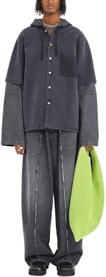 MM6 Maison Margiela SS24 雙色連帽外套 灰色 外套 SH0AM0003STZ123961 Lookbook MM6 Maison Margiela SS24 雙色連帽外套 灰色 外套 SH0AM0003STZ123961