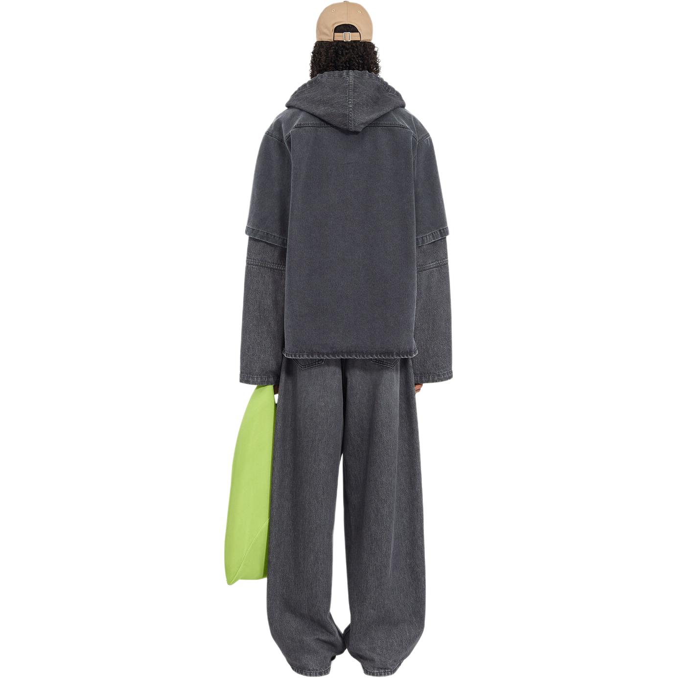 Purchase MM6 Maison Margiela SS24 雙色連帽外套 灰色 外套 SH0AM0003STZ123961