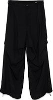 MM6 Maison Margiela SS25 Black Wide-Leg Pants with Side Pockets Casual. SH0KA0037M35080900 MM6 Maison Margiela SS25 Black Wide-Leg Pants with Side Pockets Casual. SH0KA0037M35080900